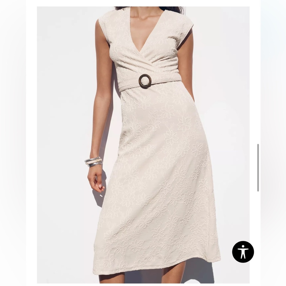 Zara Rustic Midi Dress - Picture 3 of 7